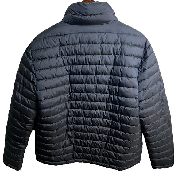 Superdry Navy Puffer Jacket Men’s XXL Double Zip Fuji - Picture 3 of 13